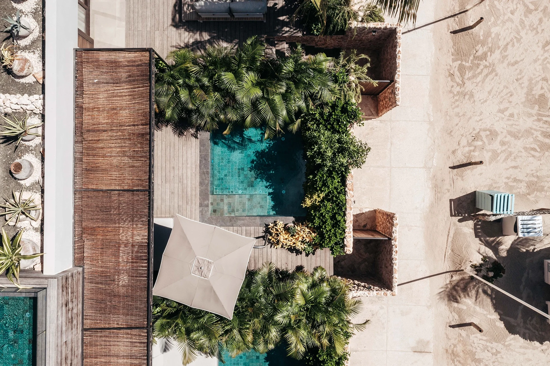 Beachfront suite