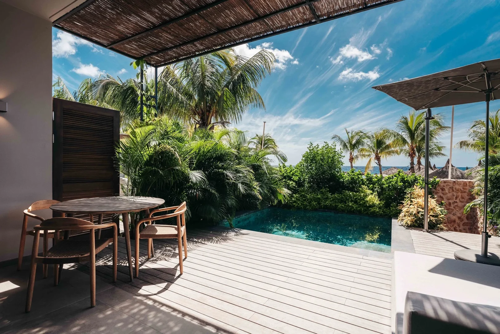 Beachfront suite