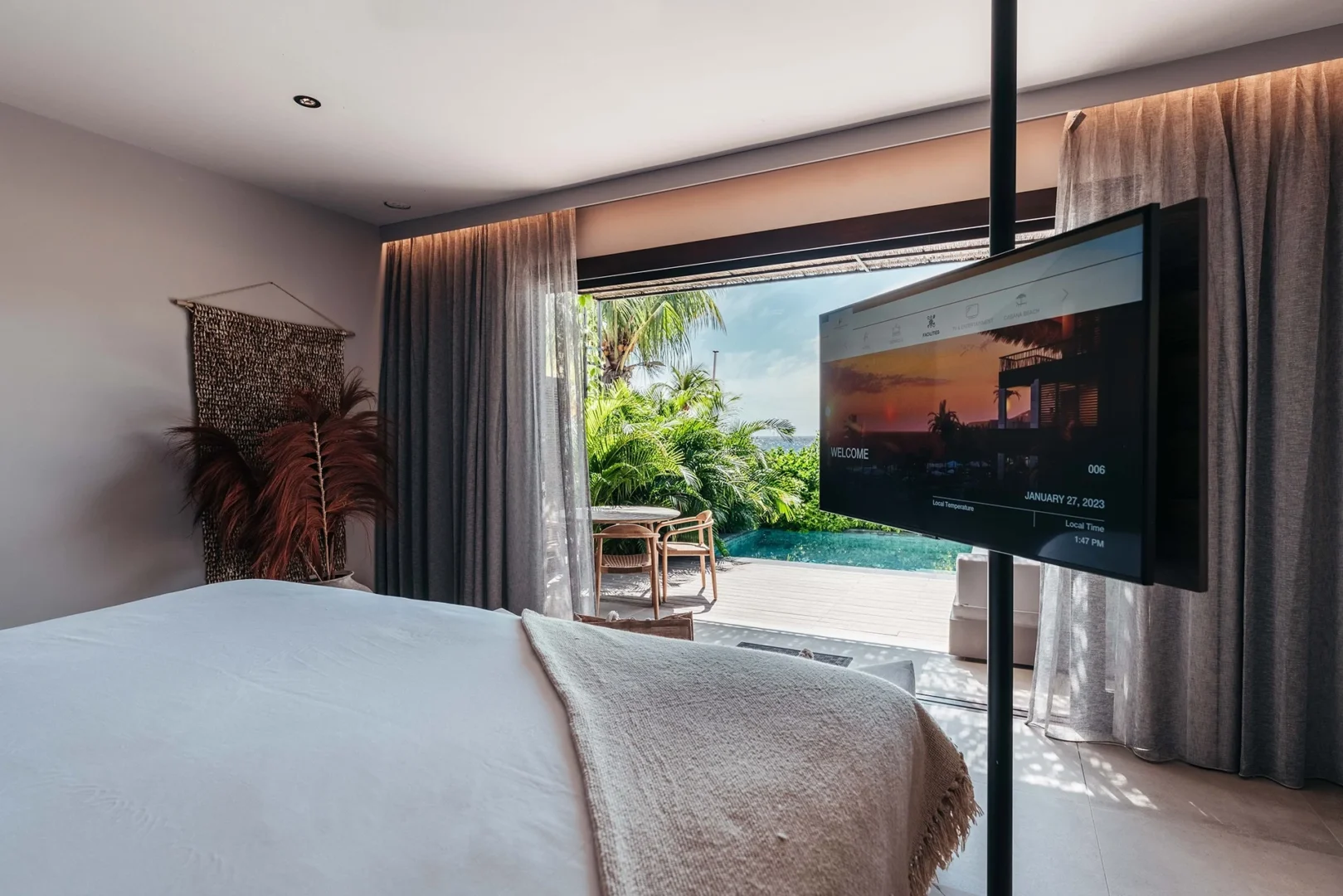 Beachfront suite